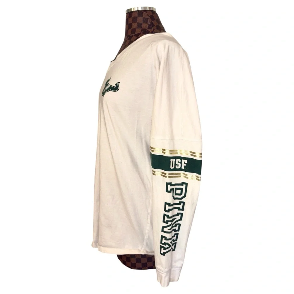 PINK Victorias Secret University of South Florida Sequined Spirit Jersey Large - Picture 3 of 9